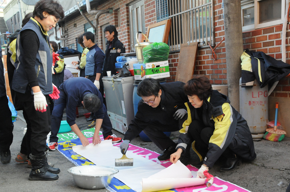 파주의용소방대, ‘사랑의 집수리 봉사활동’ 펼쳐